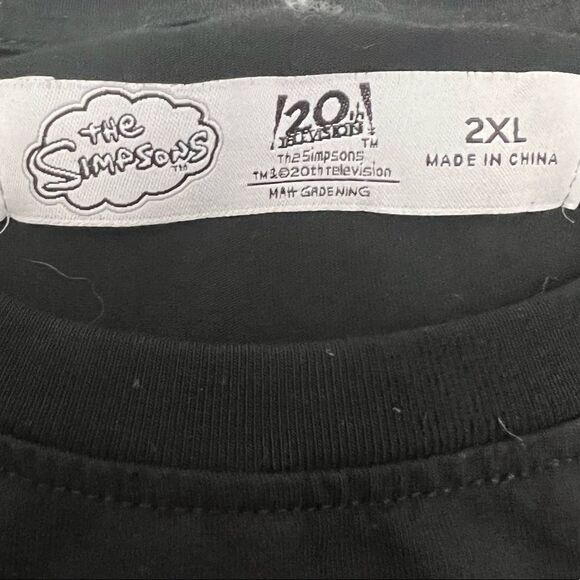 The Simpsons Bart Simpson Felt “LUCKY RED HAT” Short Sleeve Tee - Picture 9 of 12